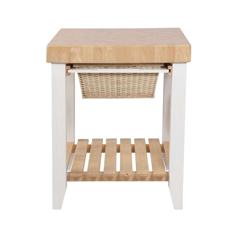 Powell Company - White Kitchen Island - D1031D16 veiw 3