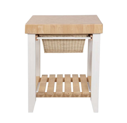 Powell Company - White Kitchen Island - D1031D16 veiw 3