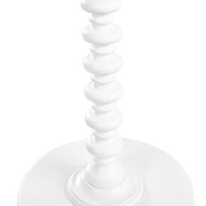 Powell Company - White Round Spindle Table - 929-269 veiw 3