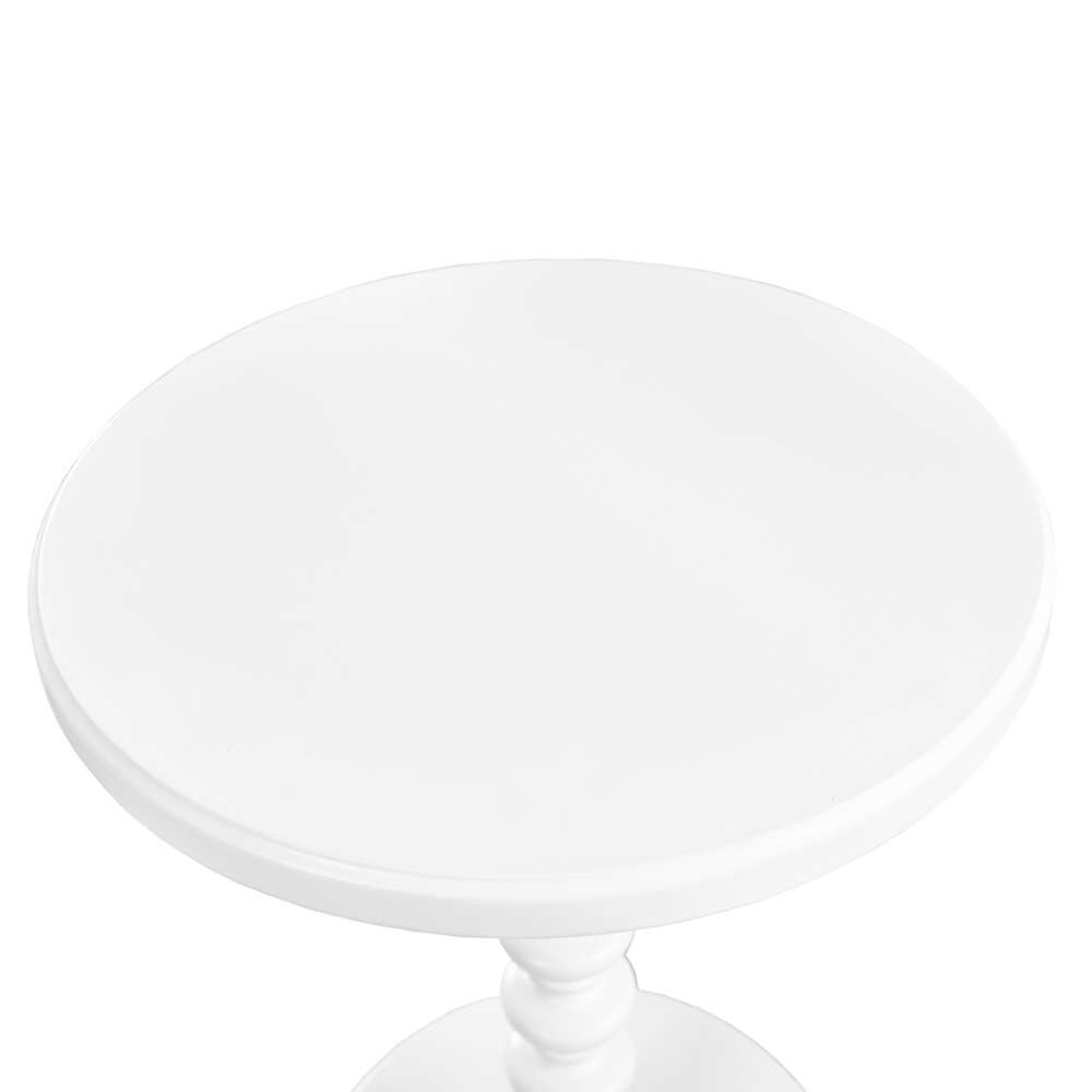 Powell Company - White Round Spindle Table - 929-269 veiw 4