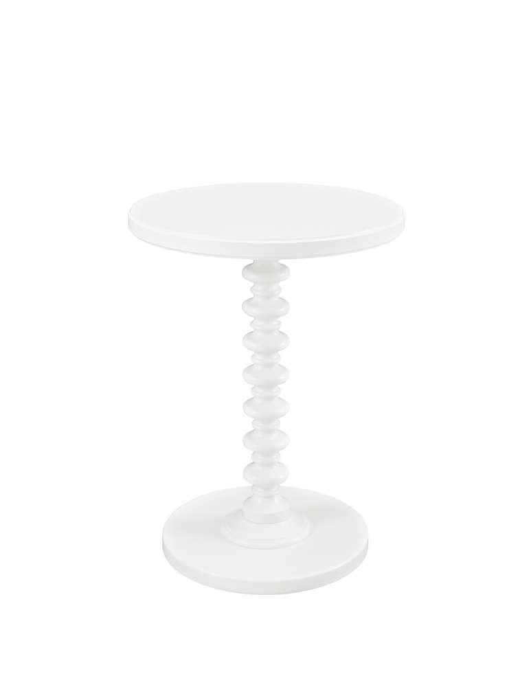 Powell Company - White Round Spindle Table - 929-269 veiw 5