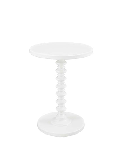 Powell Company - White Round Spindle Table - 929-269 veiw 5