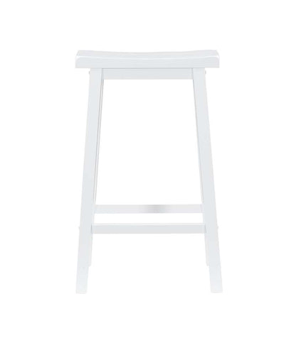 Powell Company - White Saddle Bar Stool - 270-431 veiw 2
