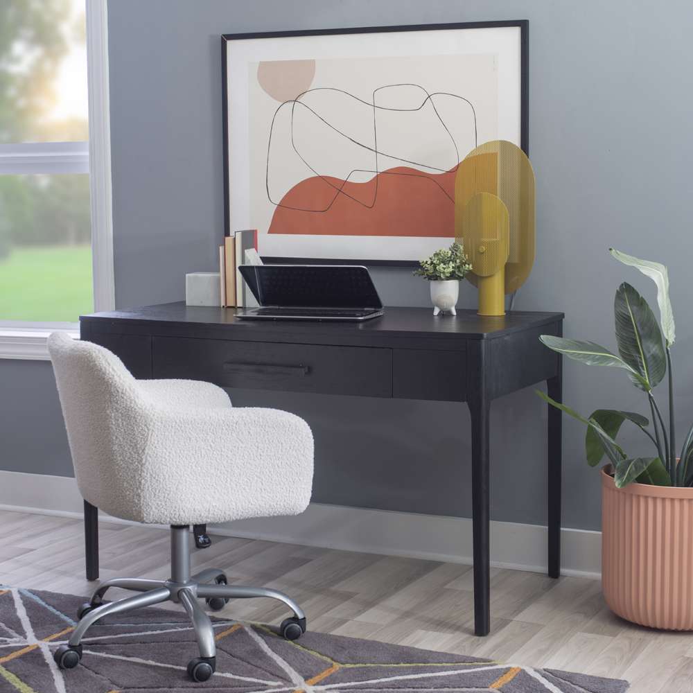 Powell Company - Wilcox Desk Black - D1493R22DKB veiw 8