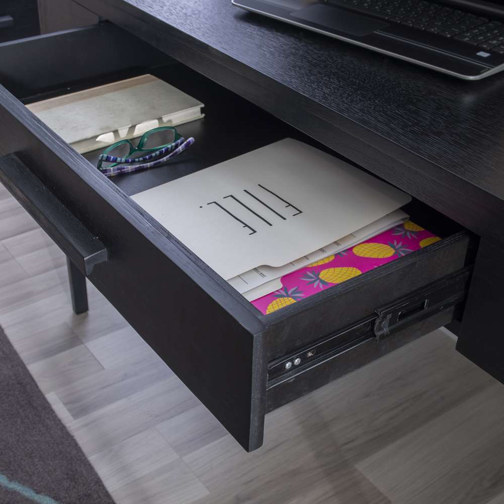 Powell Company - Wilcox Desk Black - D1493R22DKB veiw 12