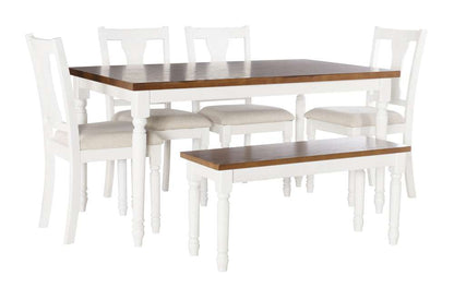 Powell Company - Willow 6 Pc Brown Dining Set - D1252D19B veiw 1