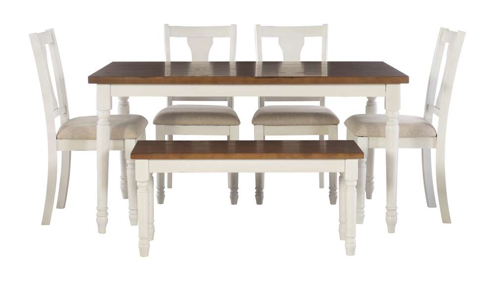 Powell Company - Willow 6 Pc Brown Dining Set - D1252D19B veiw 2
