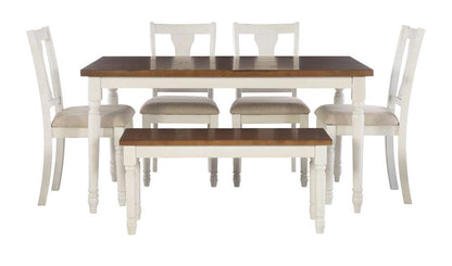 Powell Company - Willow 6 Pc Brown Dining Set - D1252D19B veiw 2