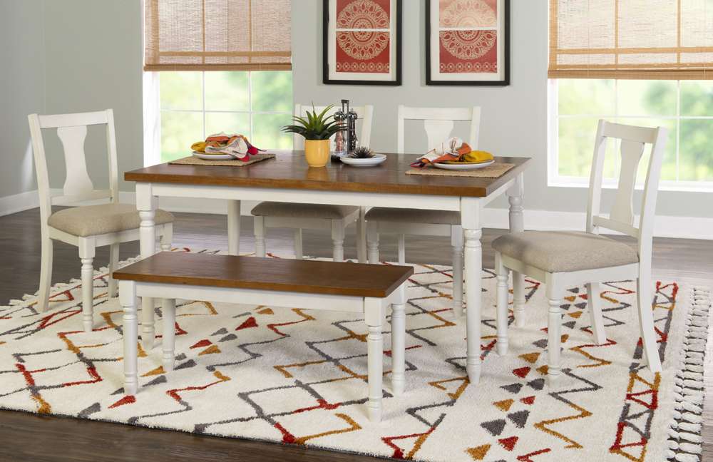 Powell Company - Willow 6 Pc Brown Dining Set - D1252D19B veiw 3
