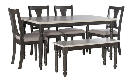 Powell Company - Willow 6 Pc Grey Dining Set - D1251D19G veiw 1