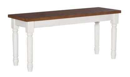 Powell Company - Willow Brown Bench - D1252D19BB veiw 1