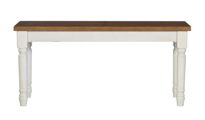 Powell Company - Willow Brown Bench - D1252D19BB veiw 2