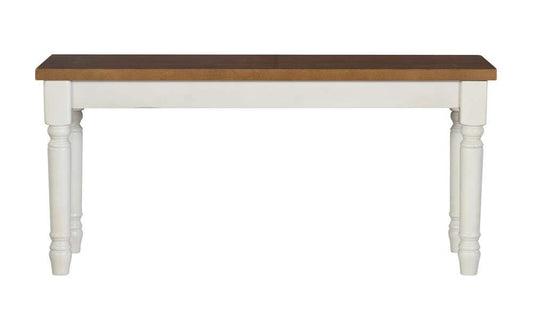 Powell Company - Willow Brown Bench - D1252D19BB veiw 2