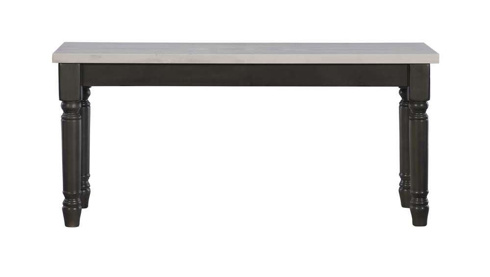 Powell Company - Willow Grey Bench - D1251D19GB veiw 2