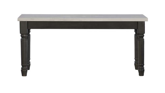 Powell Company - Willow Grey Bench - D1251D19GB veiw 2