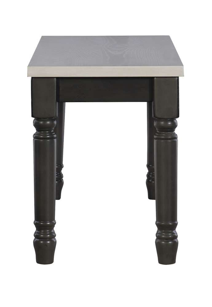 Powell Company - Willow Grey Bench - D1251D19GB veiw 3