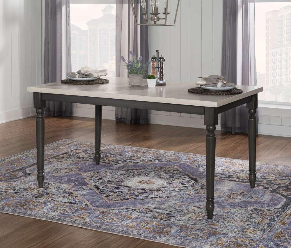 Powell Company - Willow Grey Dining Table - D1251D19GDT veiw 5