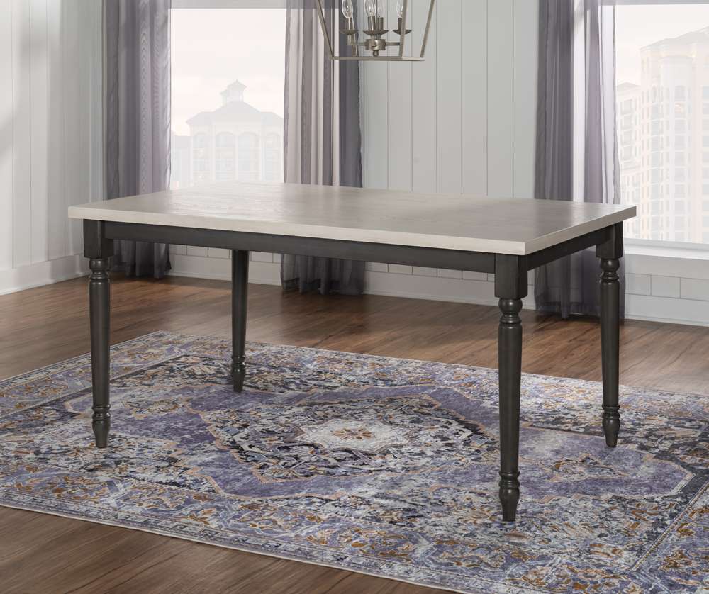 Powell Company - Willow Grey Dining Table - D1251D19GDT veiw 6
