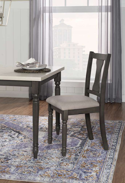 Powell Company - Willow Grey Side Chair (Set of 2) - D1251D19GSC veiw 6