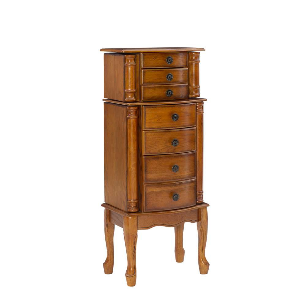 Powell Company - Woodland Oak Jewelry Armoire  - 604-315 veiw 1