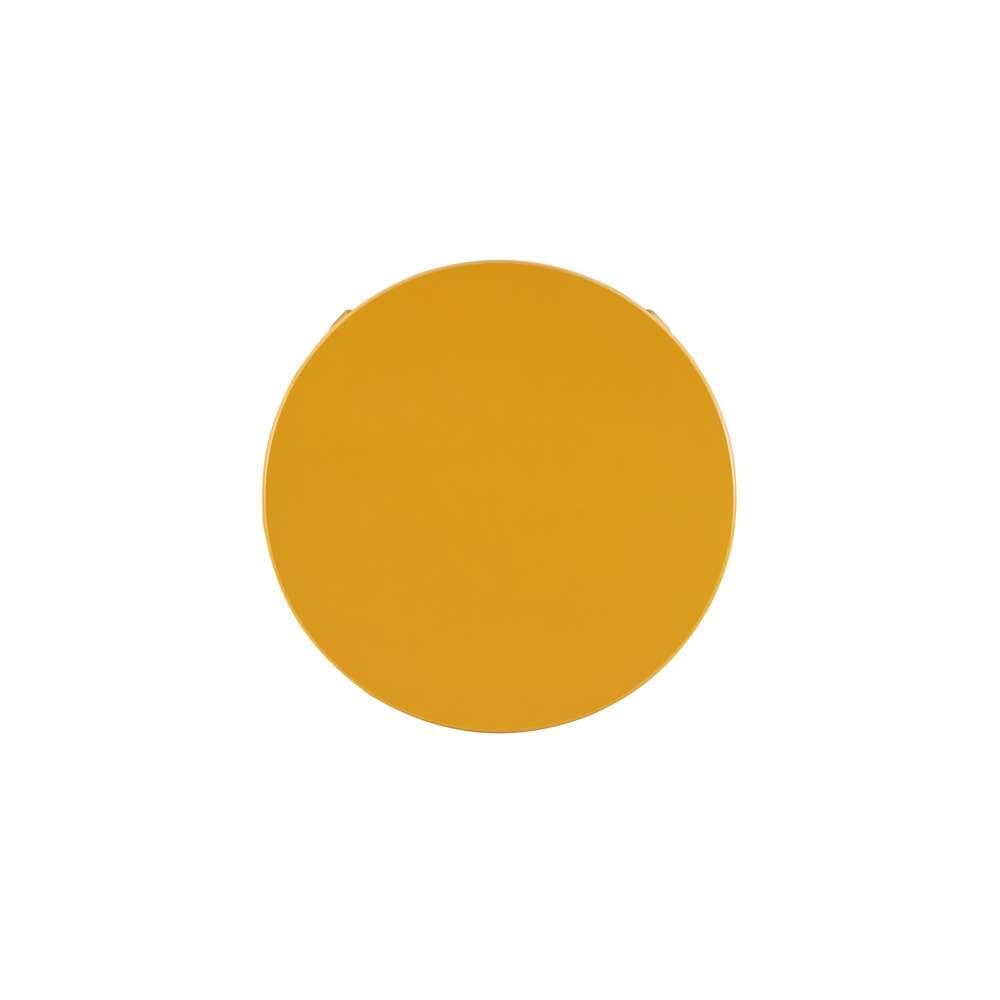 Powell Company - Yellow Round Table With Shelf - 256-350 veiw 4