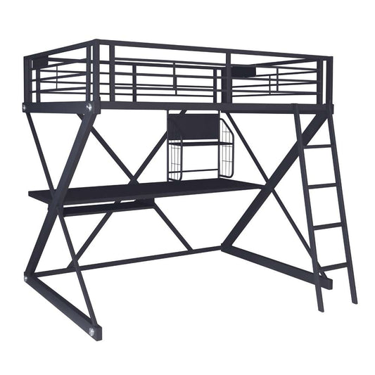Powell Company - Z-Bedroom Full Size Study Loft Bunk Bed - 354-117 veiw 2