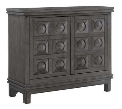 Powell Company - Zora Storage Console Cabinet, Grey - D1316A19G veiw 1
