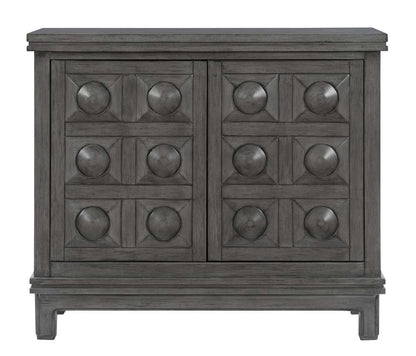 Powell Company - Zora Storage Console Cabinet, Grey - D1316A19G veiw 2