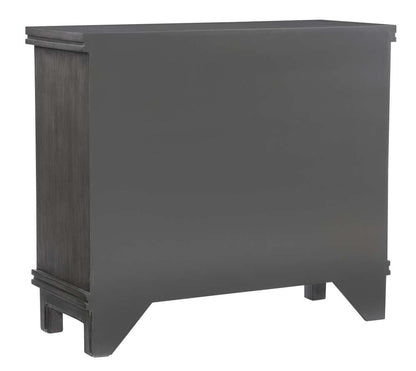Powell Company - Zora Storage Console Cabinet, Grey - D1316A19G veiw 4