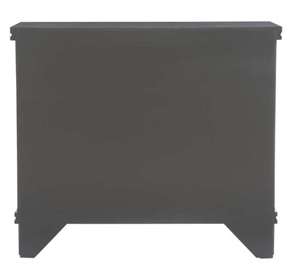 Powell Company - Zora Storage Console Cabinet, Grey - D1316A19G veiw 5
