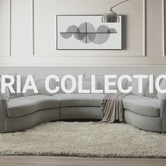 ACME Furniture - Ivria Sectional Sofa w/9 Pillows - Gray Boucle - LV02541 view 6