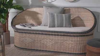bali & pari  - Emiliana Loveseat - Emiliana-Natural-Rattan-Cushion-LS view 8