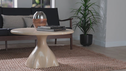 bali & pari - Aponi Coffee Table - Aponi-Cream Marbled Resin-CT view 9