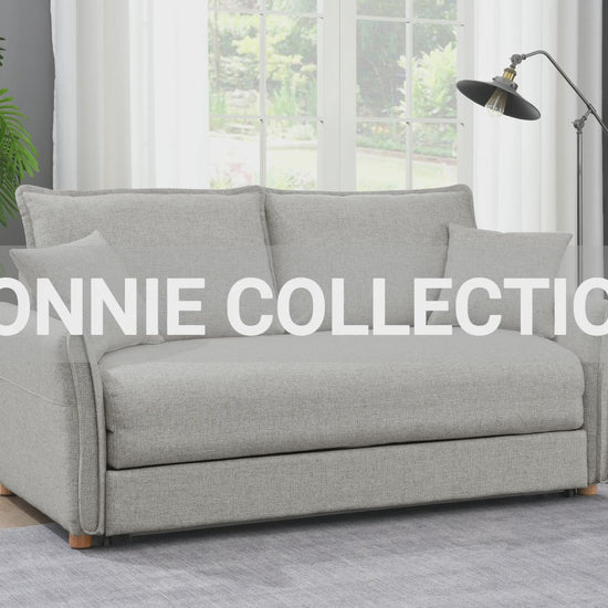 ACME Furniture - Oran Sofa w/Sleeper - Gray Fabric - LV03800 view 5