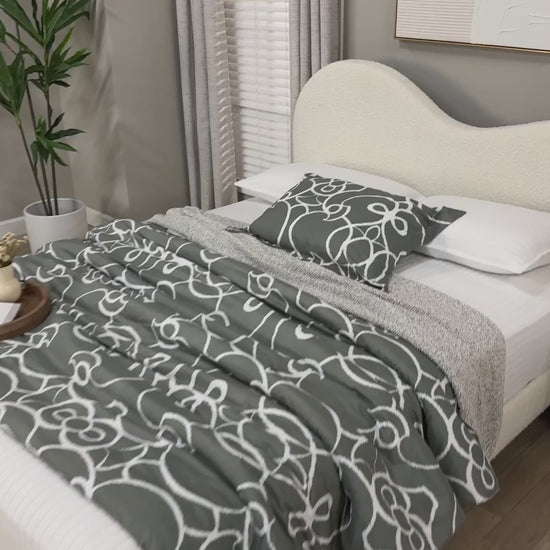 Baxton Studio - Dalton Queen Size Bed - BBT61318-Cream Boucle-Queen view 8