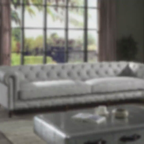 ACME Furniture - Ofer Sofa - Vintage White Top Grain Leather - LV02404 view 7