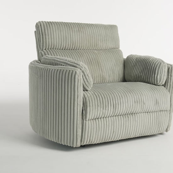 Parker House - Radius Xl - Mega Grey Extra Wide Power Glider Recliner - MRAD#812GP-XL-MGGR view 9