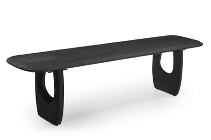 Primo International - Azura 70 in. Black Wood Dining Bench - 68353 veiw 1