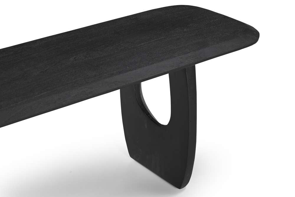 Primo International - Azura 70 in. Black Wood Dining Bench - 68353 veiw 4