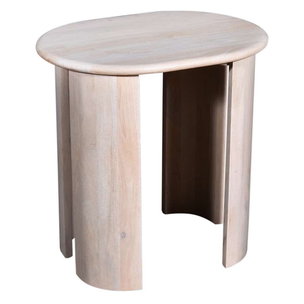 Primo International - Bennett Wood Oval Side Table - 68257 veiw 1