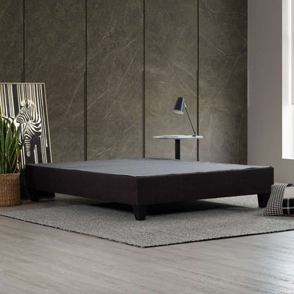 Primo International - Carter Dark Grey Upholstered Platform Bed Frame, Full - 29642 veiw 5