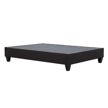 Primo International - Carter Dark Grey Upholstered Platform Bed Frame, King - 29644 veiw 1