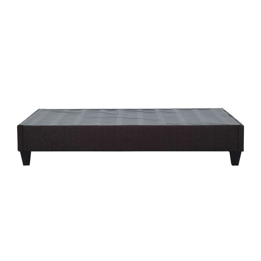 Primo International - Carter Dark Grey Upholstered Platform Bed Frame, King - 29644 veiw 2