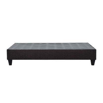 Primo International - Carter Dark Grey Upholstered Platform Bed Frame, Queen - 29643 veiw 2