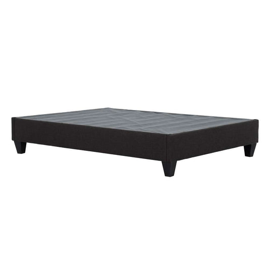 Primo International - Carter Dark Grey Upholstered Platform Bed Frame, Twin - 29641 veiw 1
