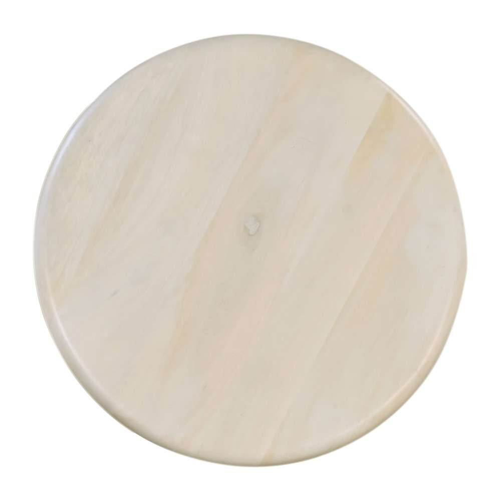 Primo International - Celeste 20 in. Oak White Wood Round Side Table - 64869 veiw 4
