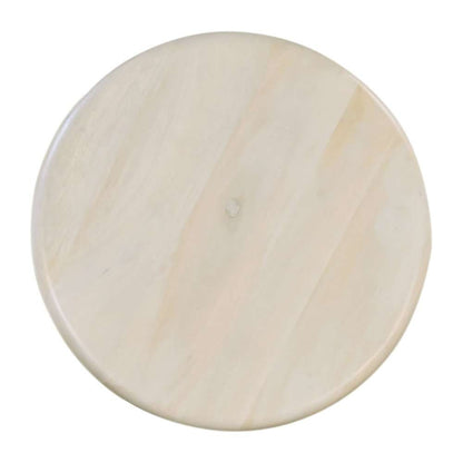 Primo International - Celeste 20 in. Oak White Wood Round Side Table - 64869 veiw 4