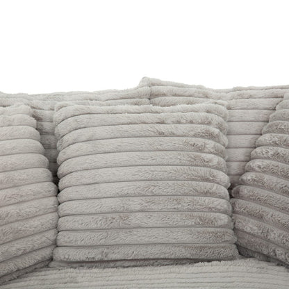 Primo International - Cocoon Grey Oversized Chaise Lounger with Cupholder and USBs - 65522 view 8