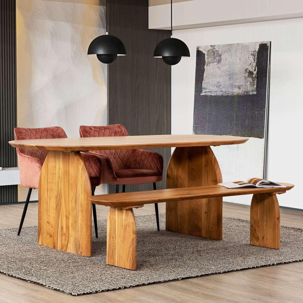 Primo International - Cordelia 70 in. Wood Dining Bench - 63660 veiw 4