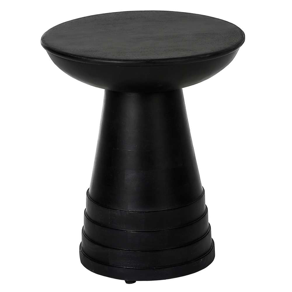 Primo International - Elias 16 in. Wood Round End Table - 58598 veiw 2